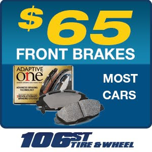NAPA FRONT BRAKES INSTALLED for most cars $65