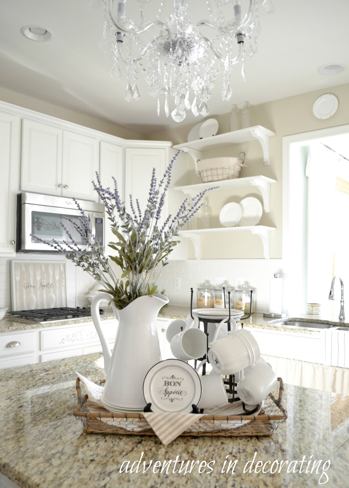 Adventures in Decorating: Our Summer Kitchen Adventures in Decorating: Our Summer Kitchen on Farmhouse Kitchen Counter Decor Ideas
id=22235