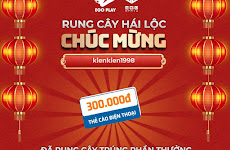 [CHÚC MỪNG] Người chơi kienkien1998 rung trúng 300K Thẻ Cào Điện Thoại 