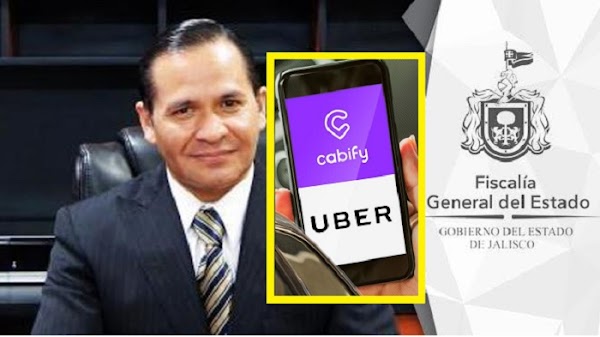 Fiscal de Jalisco recomienda a la población no usar Uber ni Cabify Fiscal de Jalisco recomienda a la población no usar Uber ni Cabify