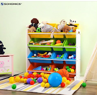 Vinci gratis scaffale per giochi Songmics Italia Logo Vinci gratis scaffale per giochi Songmics Italia