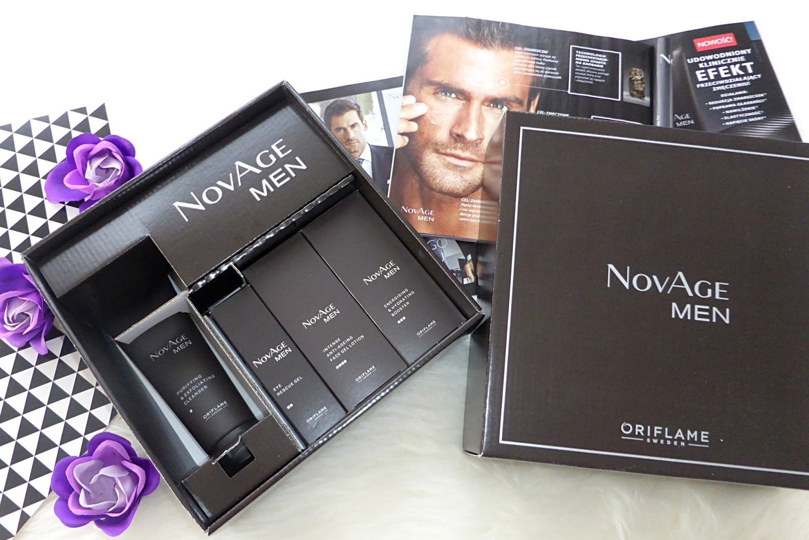Beauty of dreams Oriflame NovAge Men poznaj męską pielęgnację w 4 krokach.