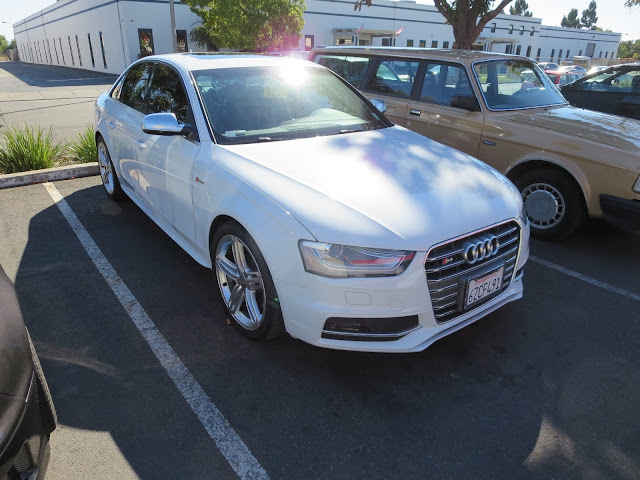 Audi S4 after collision repairs at Almost Everything Auto Body