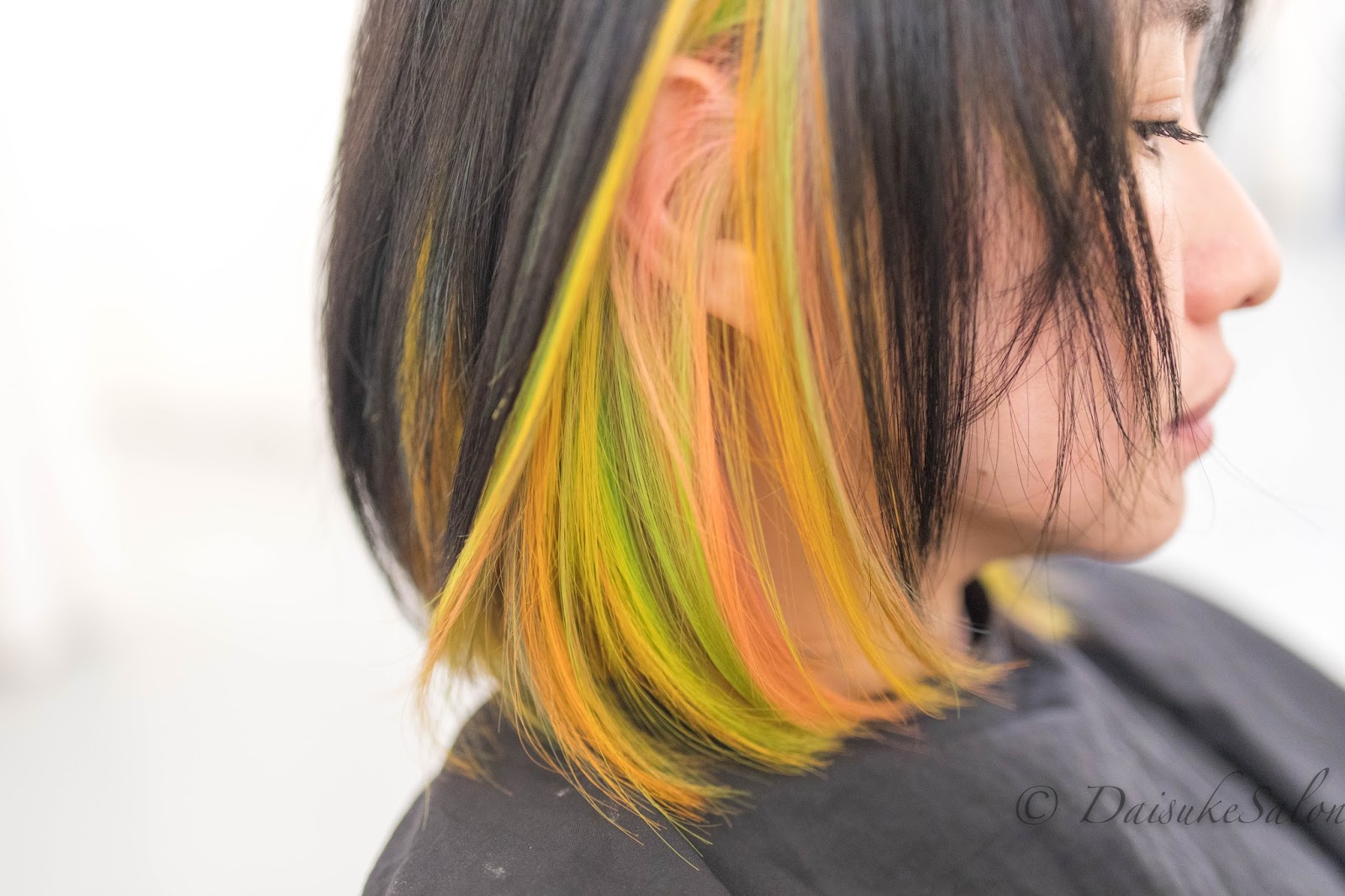 Welcome Colour Player Dark Ash Brown With Under Layer Multi Colour