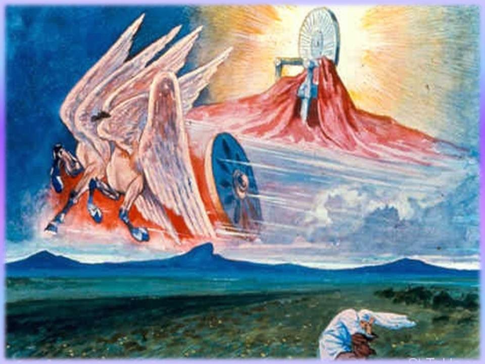 Видение иезекииля колесница картинки