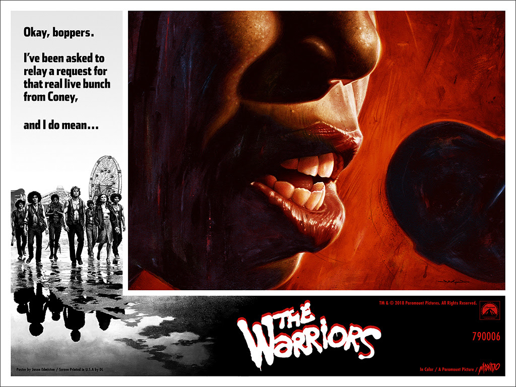 The Blot Says... The Warriors Movie Poster Screen Print by Jason
