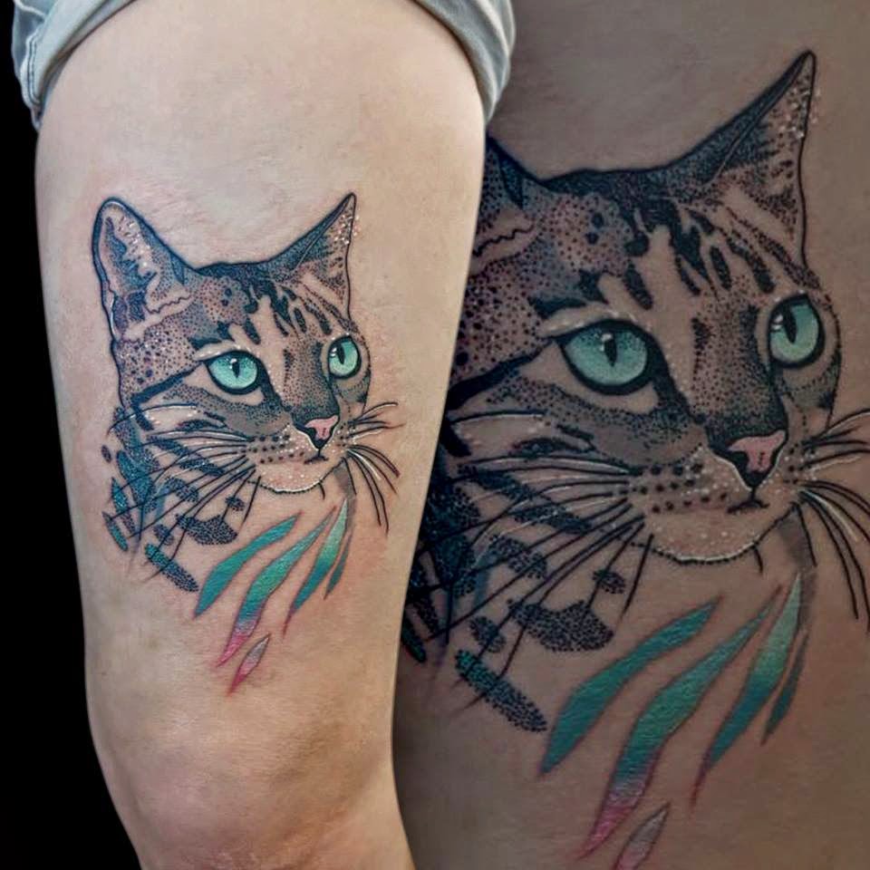 Tatuaje de gato .Ideas para tu proximo Tattoo Tatuajes