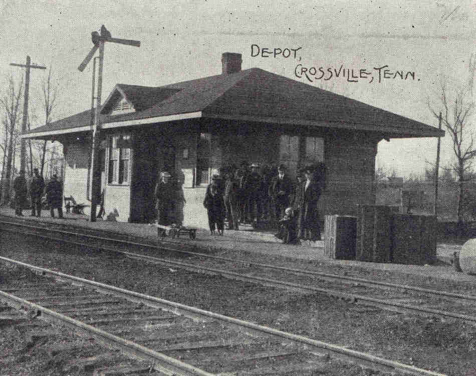 Jim Young Reporter The original Crossville train depot for the