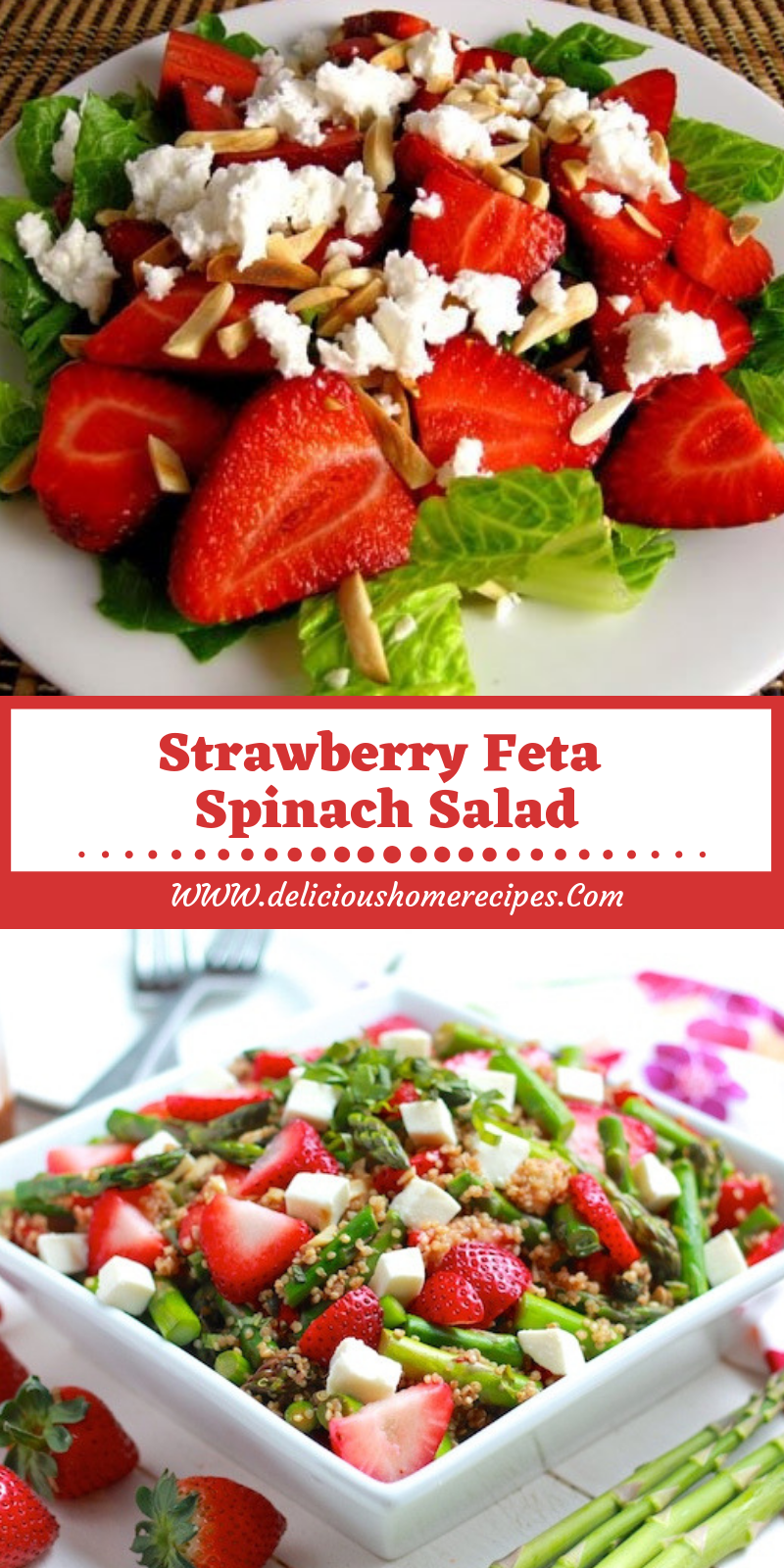 Strawberry Feta Spinach Salad Strawberry Feta Spinach Salad