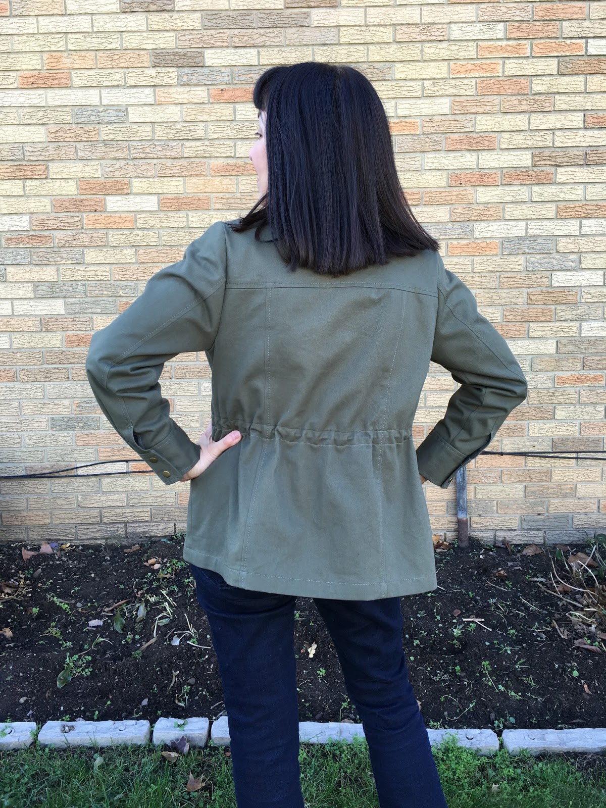 Sew Much Fashion : Butterick 5616 (Modified) - Olive Green Jacket