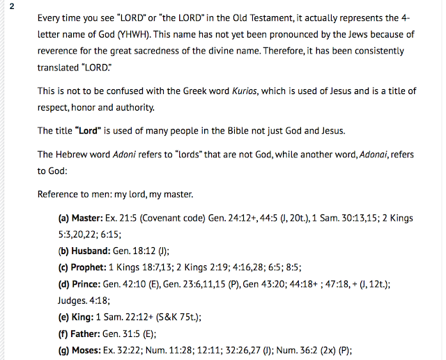 Lords and the LORD FAQ: If God is called “Lord” in the Old Testament and Jesus is called “Lord” in the New Testament, then doesn’t that mean that Jesus is God?