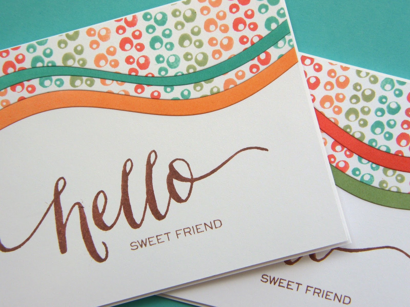 K and R Designs: {Hello} Notecards