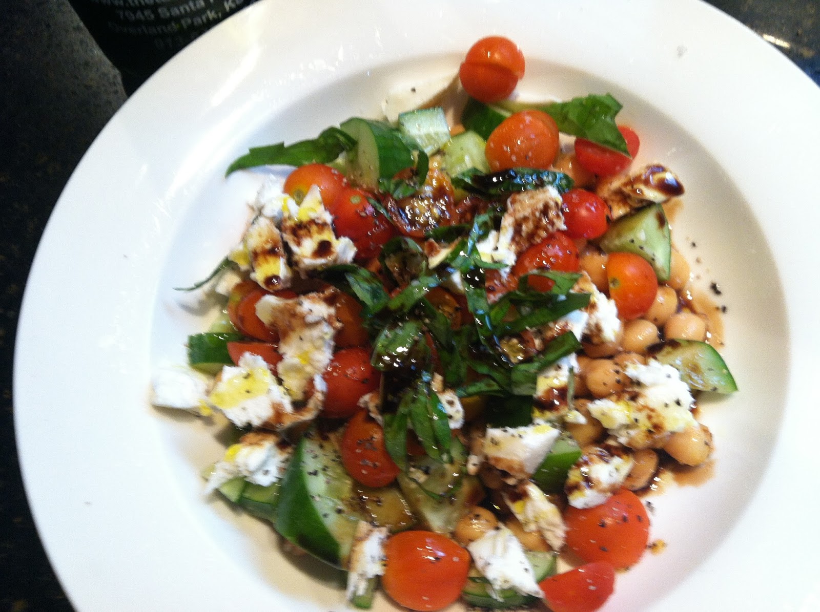 Cooking with Barry & Meta GardenFresh Tomato, Cucumber, Basil & Garbanzo Salad