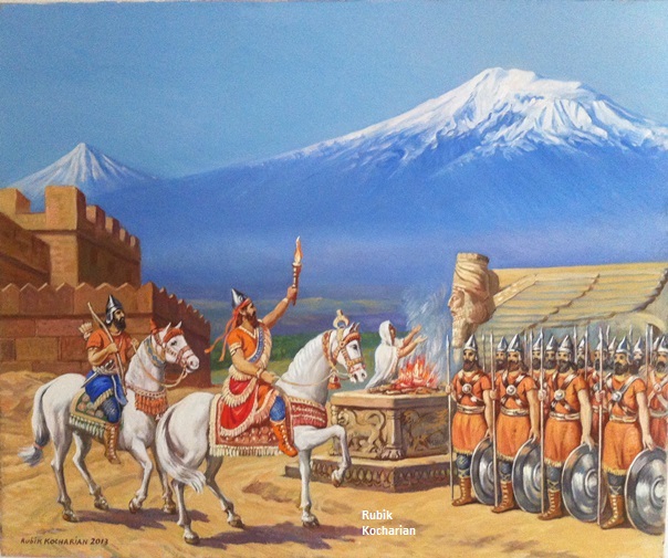 Paintings by Rubik Kocharian: Ararat / Urartu