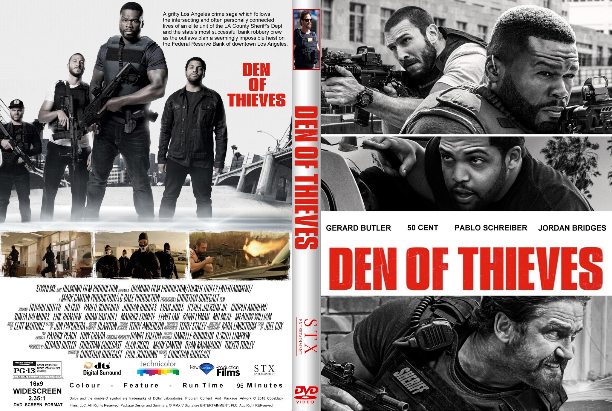 Den Of Thieves DVD Cover.