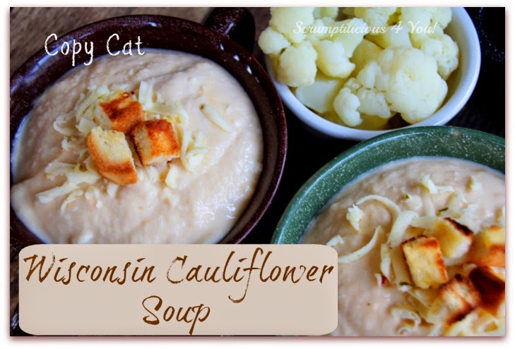 Cheese Cauliflower Soup Recipe Copy Cat