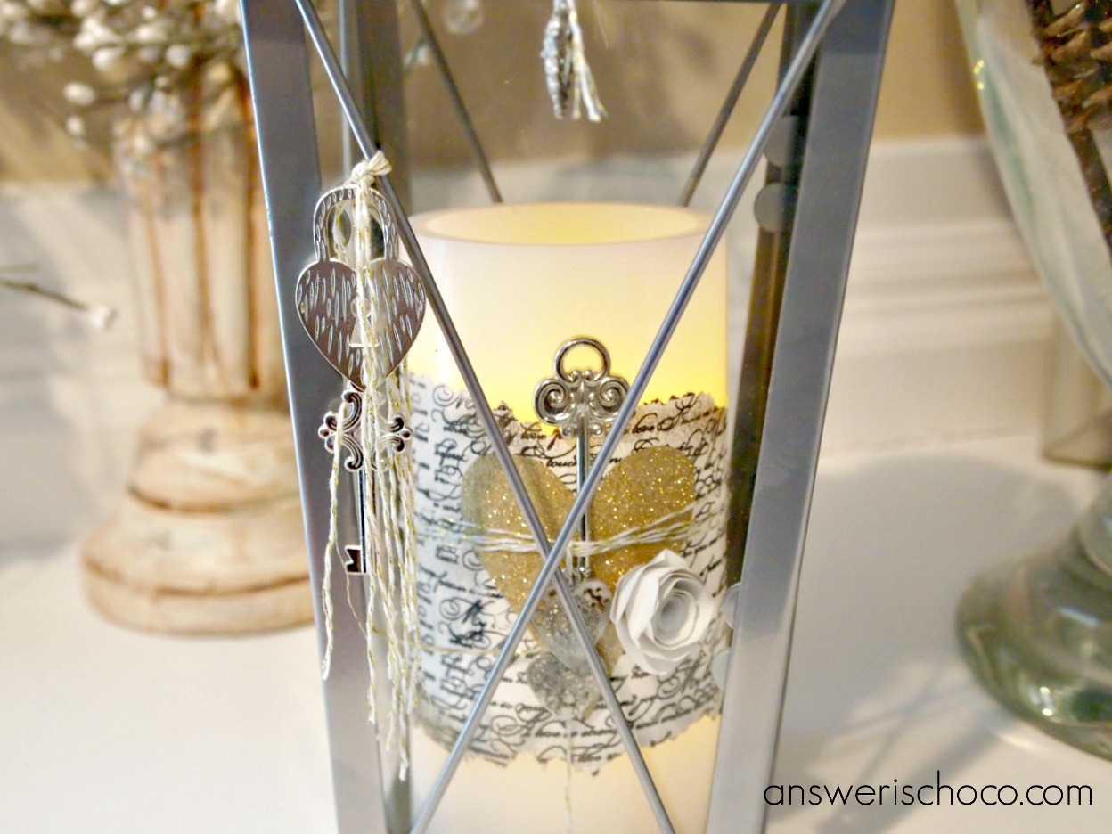 The Answer Is Chocolate Valentine's Lanterns