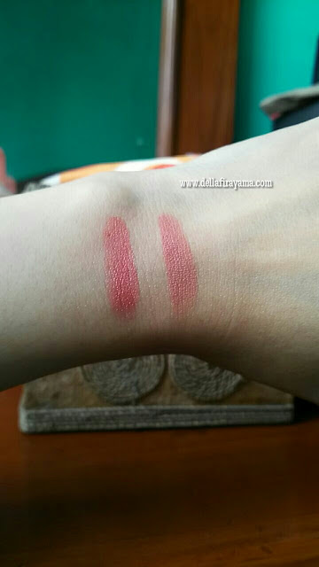 Wardah Exclusive Lipstick No. 41 (Charming Red) Wardah Intense Matte Lipstick No. 3 (Peach Perfect)