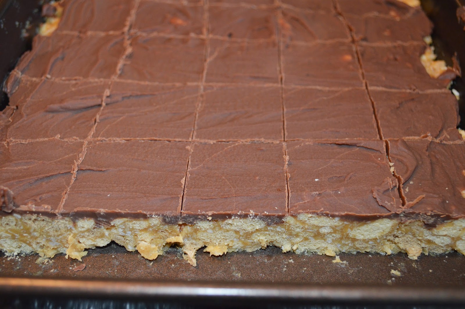 I Bake For Attention Peanut Butter Traybakes