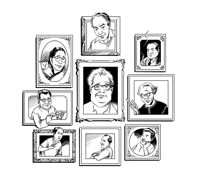 bengali story writers cartoon illustration