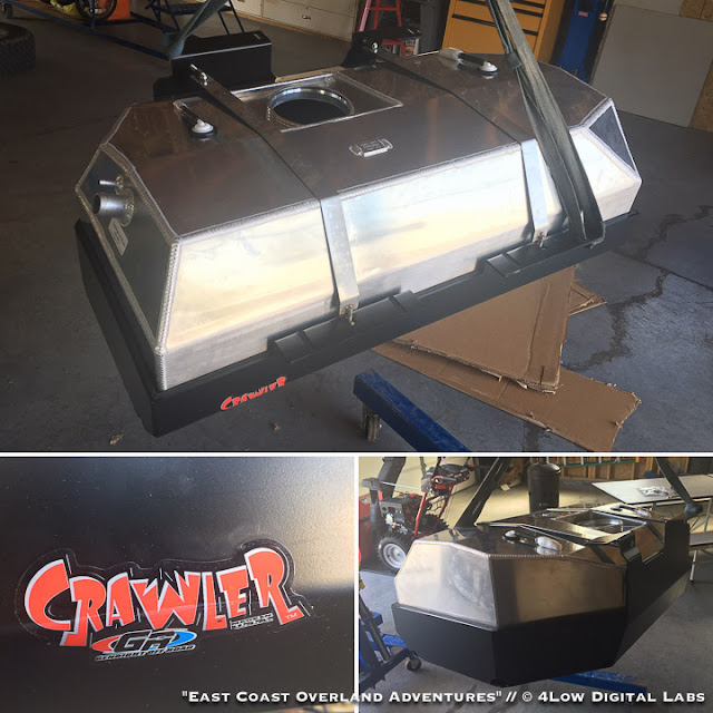 Large Capacity Fuel Tank the GenRight Off Road Safari Tank East