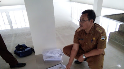 Kejari Bale Bandung Bersama Inspektorat Pantau Pembangunan Depo Arsip KBB