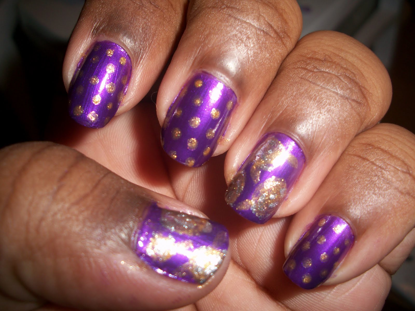 CDesigns92 Indian Sari Inspired Nail Art