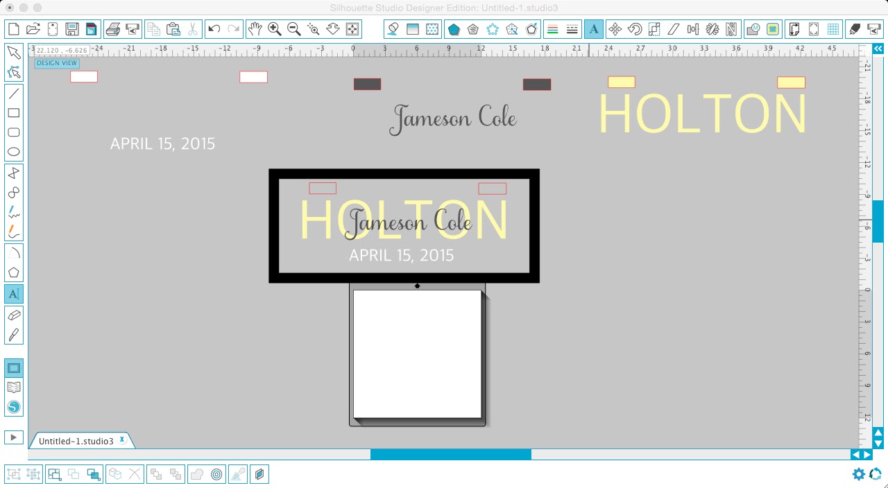 Glass Floating Frame Vinyl Tutorial 4 Methods with Silhouette