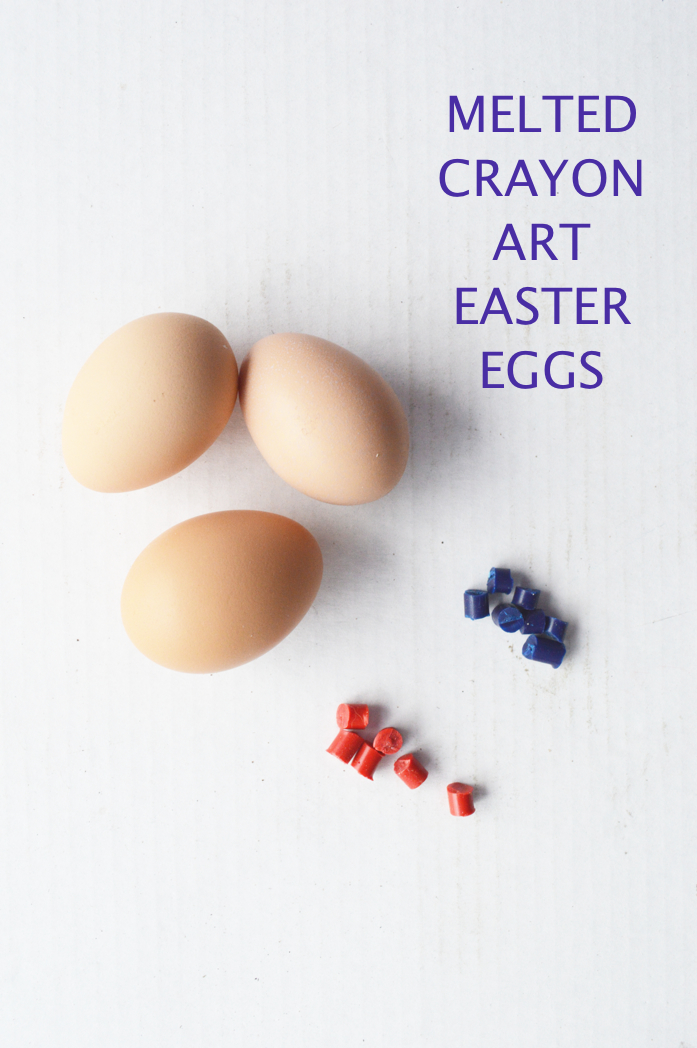 Design Addict Mom Melted Crayon Art Eggs An Easter DIY