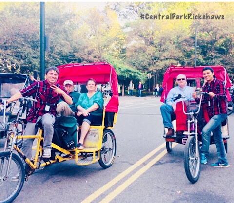 central park tours pedicab