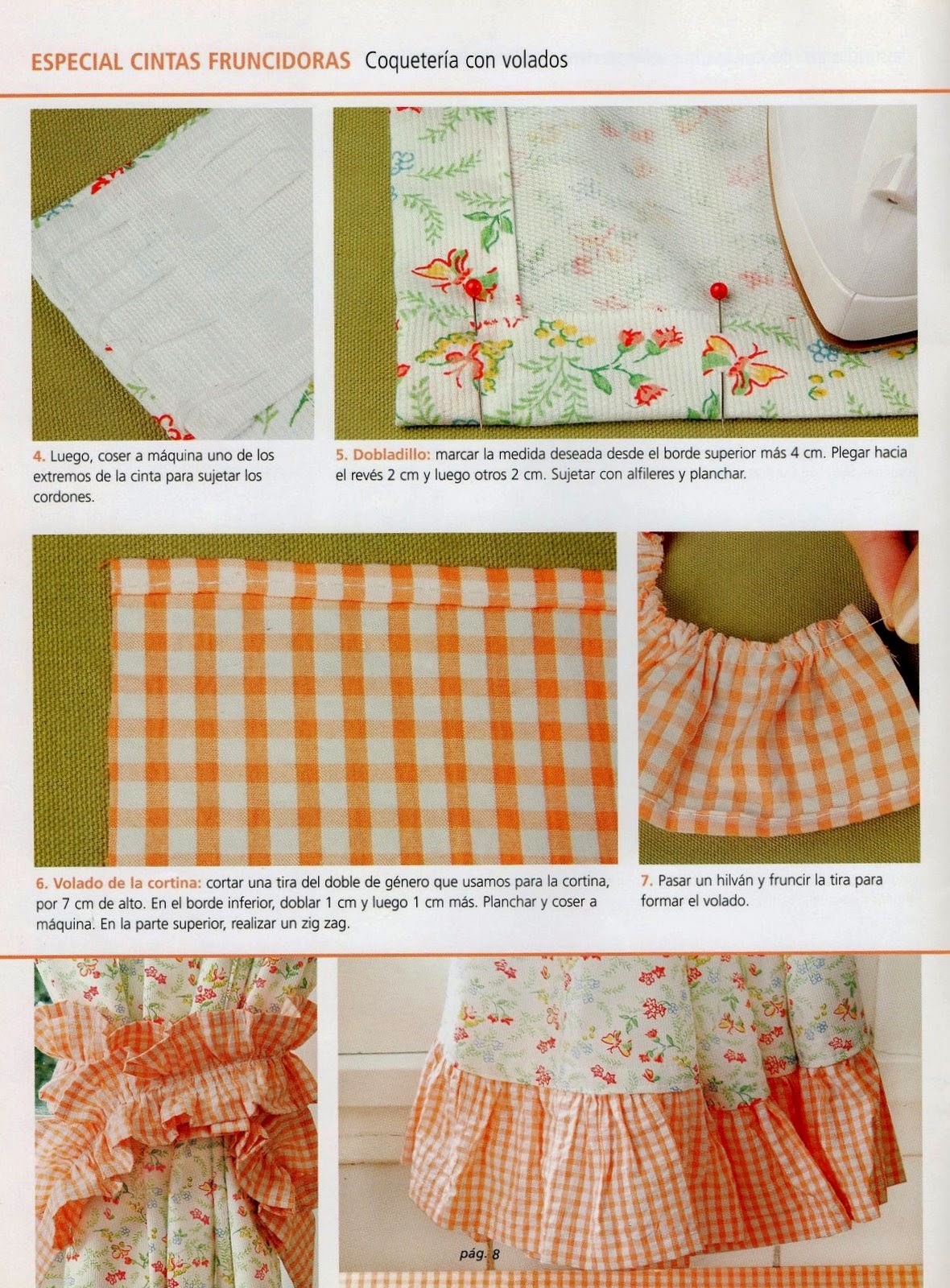 Como hacer cortinas paso a paso | Revistas de manualidades Gratis