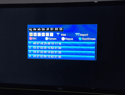 Isi Biss Key Isi Biss Key Receiver MMP Lombok v2 dan Matrix Burger s1 hd