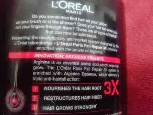 L'oreal Paris Fall Repair 3x Anti-Hair Fall Shampoo Review