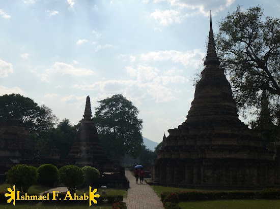 Pagodas in Sukhothai Historical Park