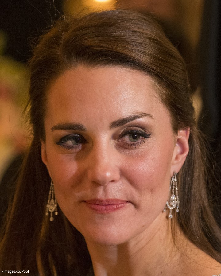 Duchess Kate: The Duchess in Ice Blue Jenny Packham & Queen's Jewels ...