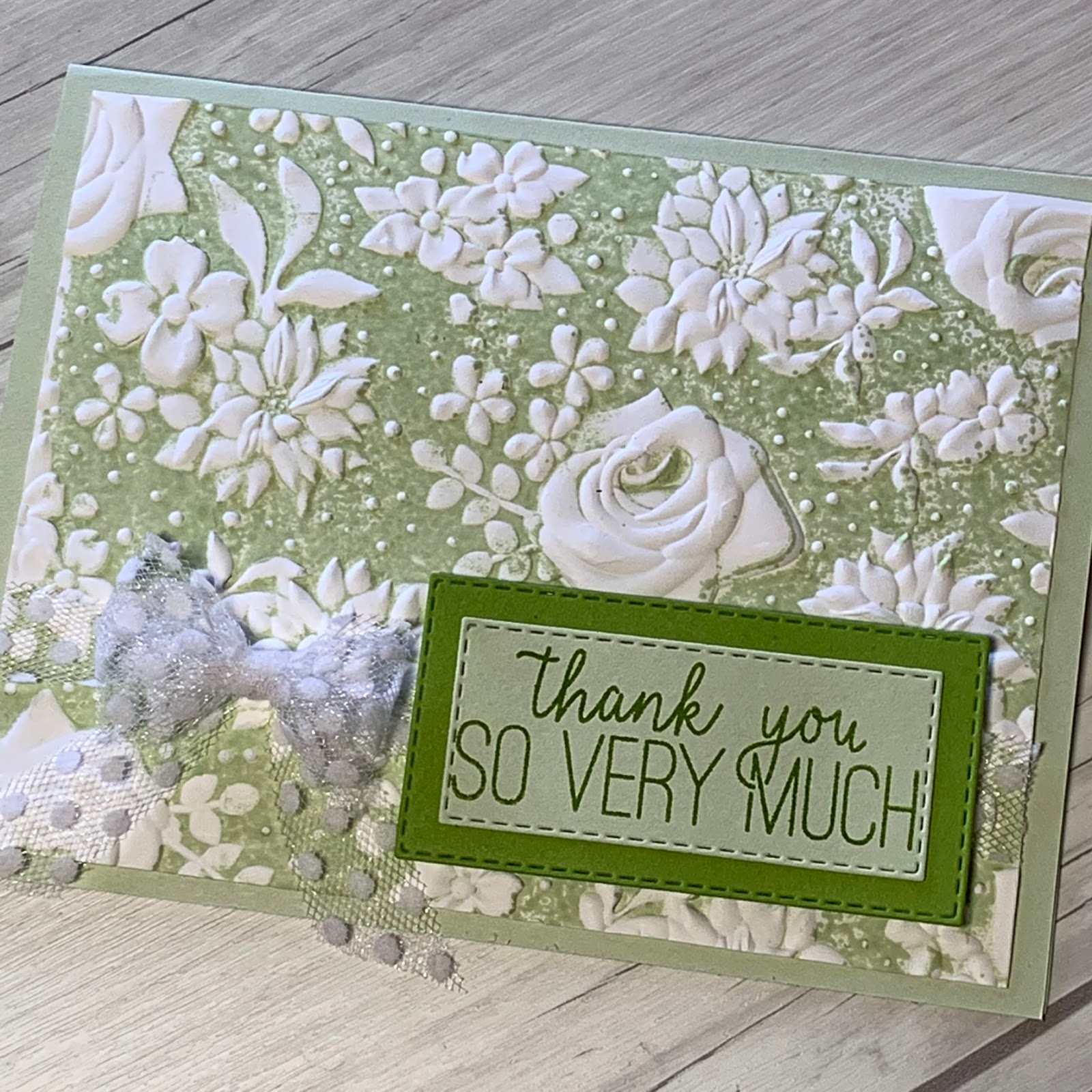 Stampin' Up! Country Florals Embossing Folder Stamped Sophisticates