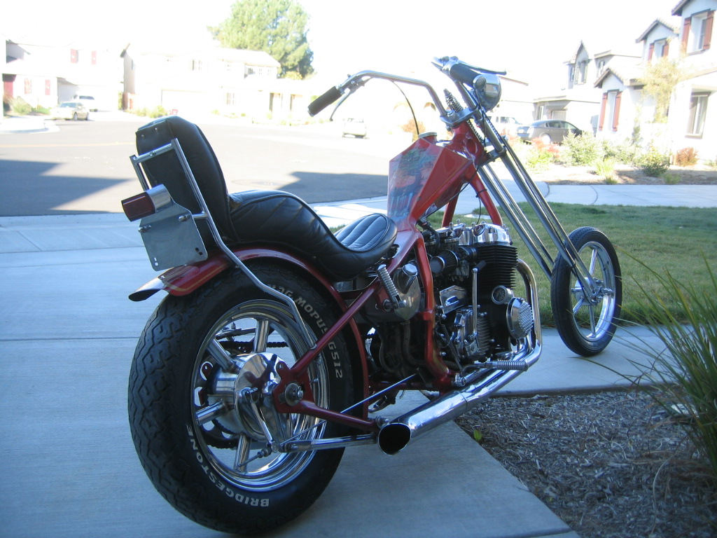 Musings Of A Motorcycle Aficionado........ Denver's Honda 750 Chopper