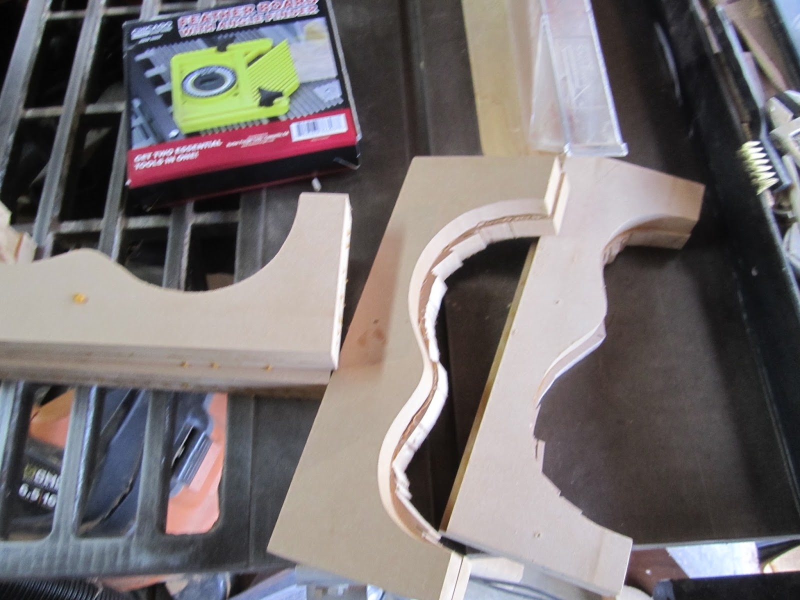 Summer Garage Luthier Making a Ukulele mold