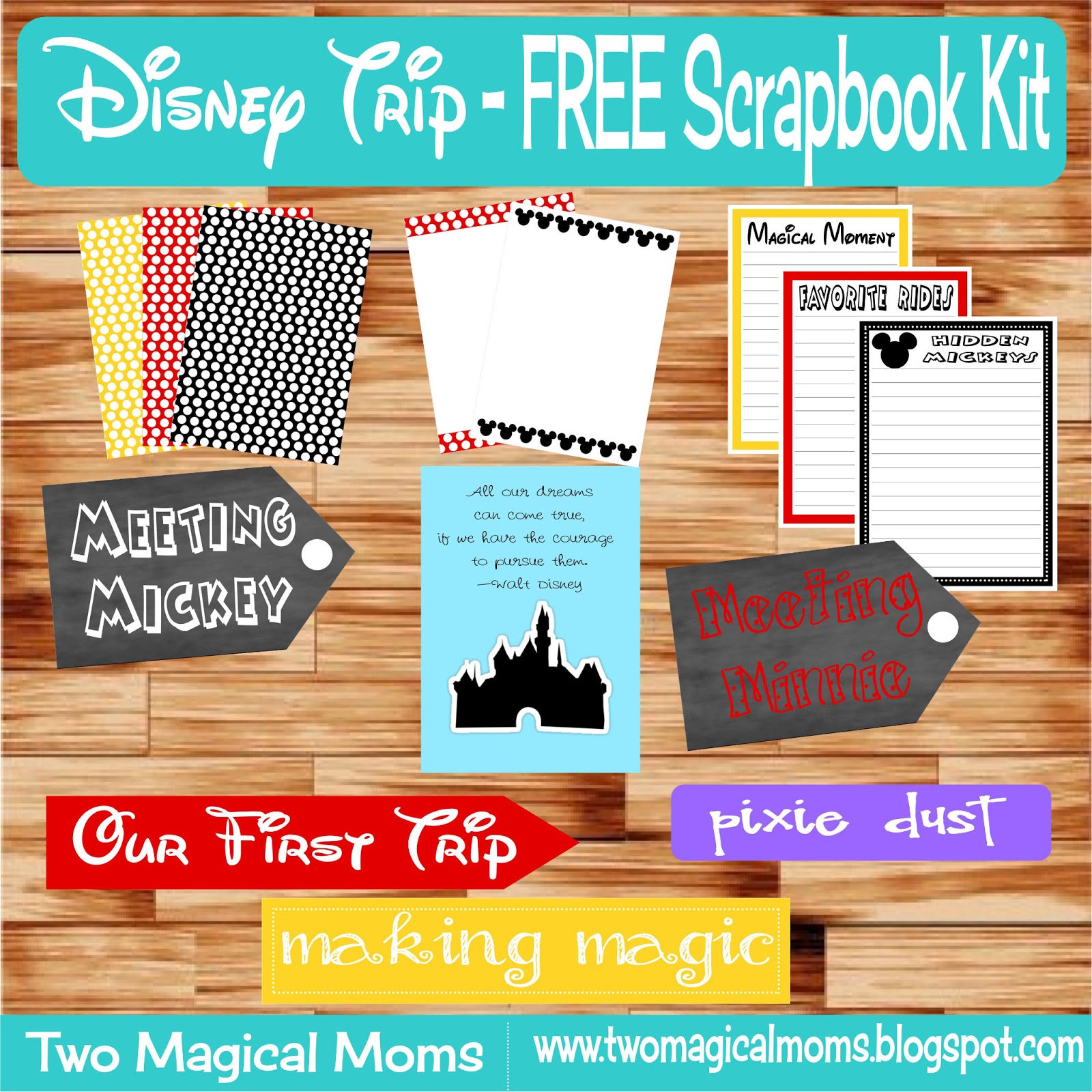 Brand New Disney Scrapbook Kit