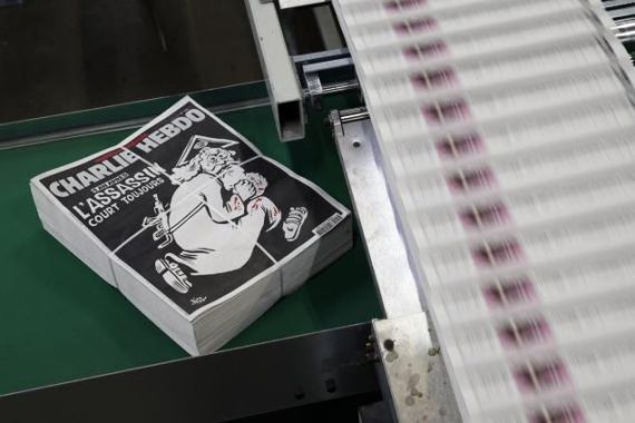 Photo: Charlie Hebdo marks one year of terror attack on its offices