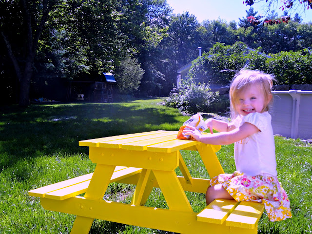 From My Life to yours...: Picnic Table Painting