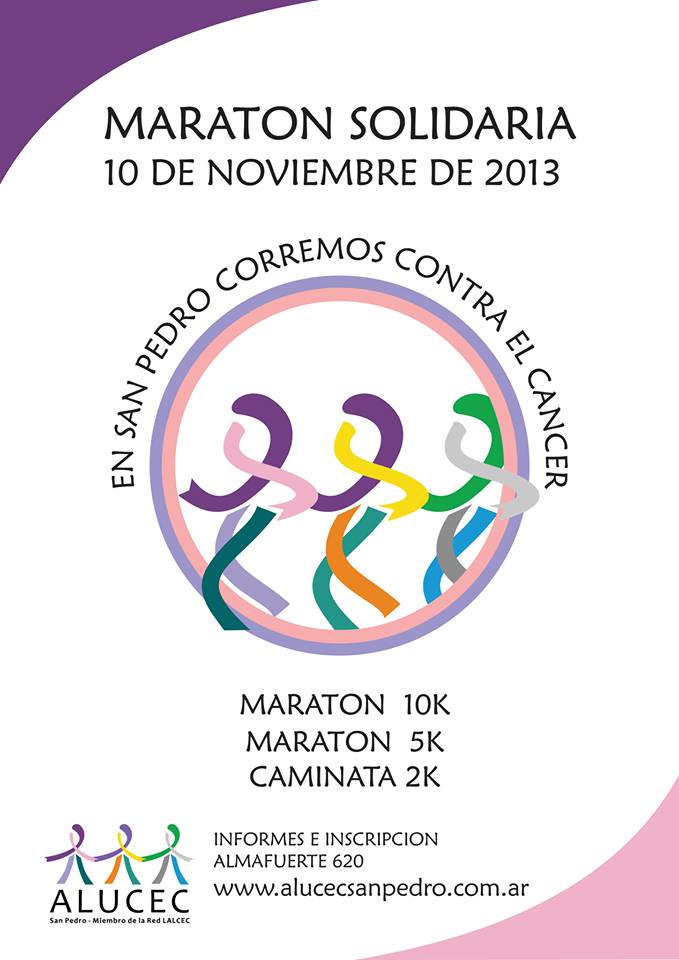 Volantes de carreras Prueba atletica solidaria