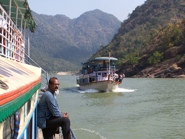 Boatage in Godavari River near Papi Hills