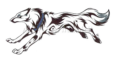 free design wolf tattoo