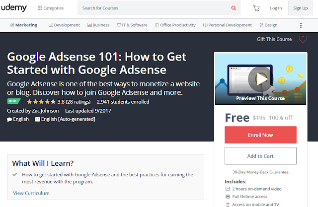 Coupon adsense