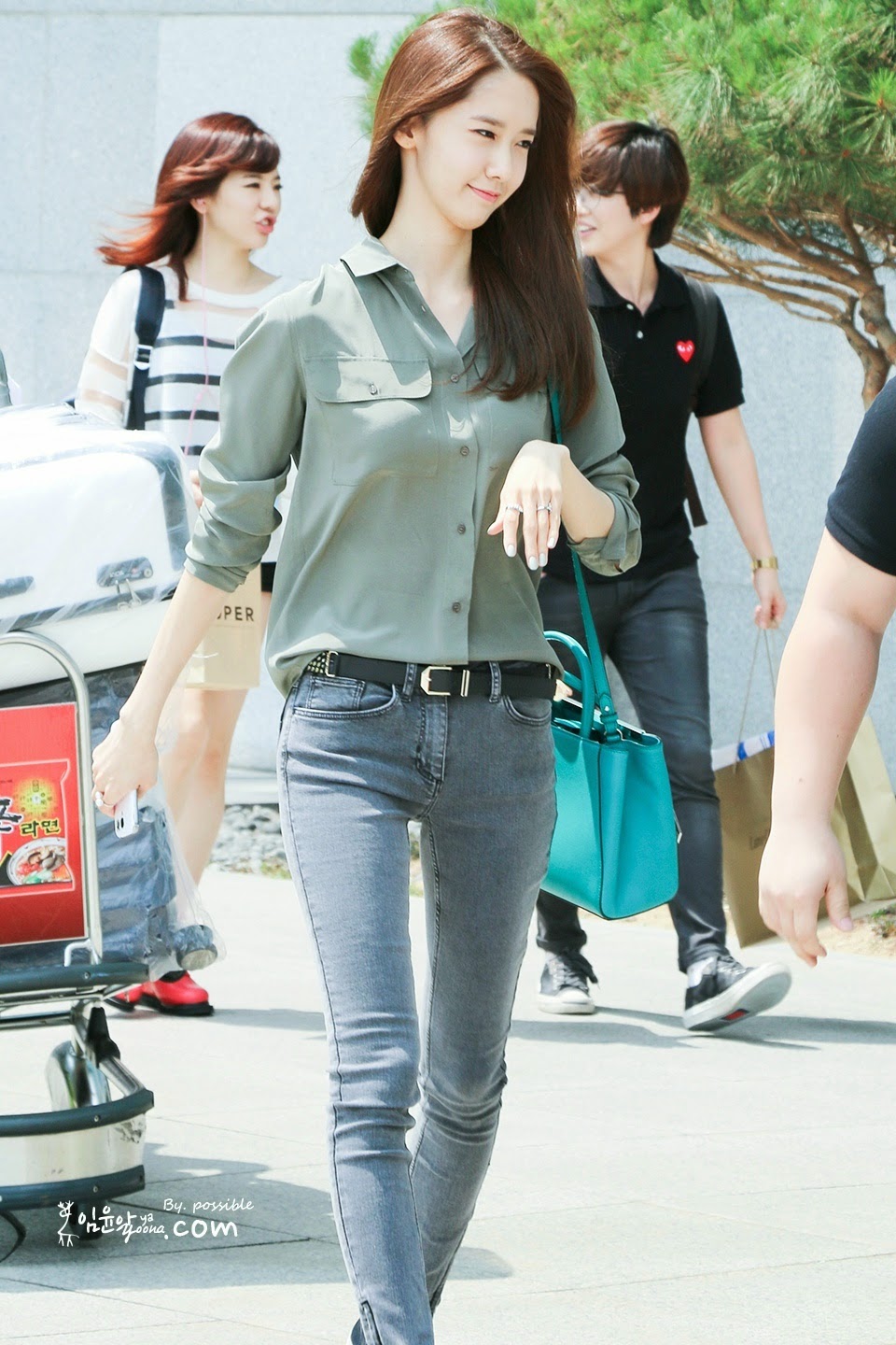 Airport Fashion Snsd Yoona Official Korean Fashion