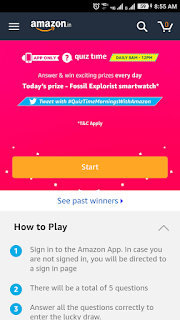 fossil explorist smartwatch amazon quiz