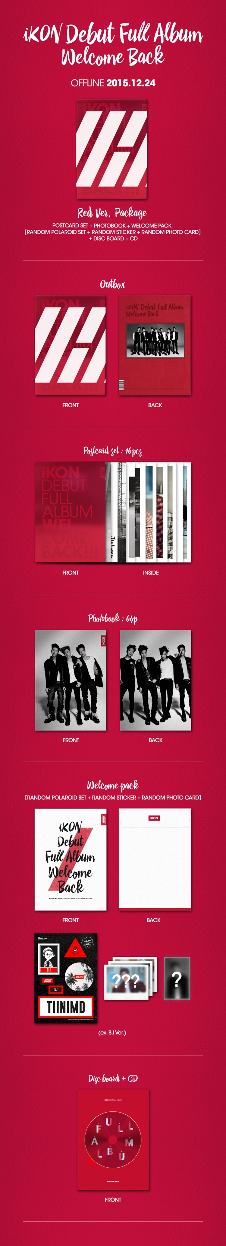 Valoa Records: iKON Debut Full Album - Welcome Back