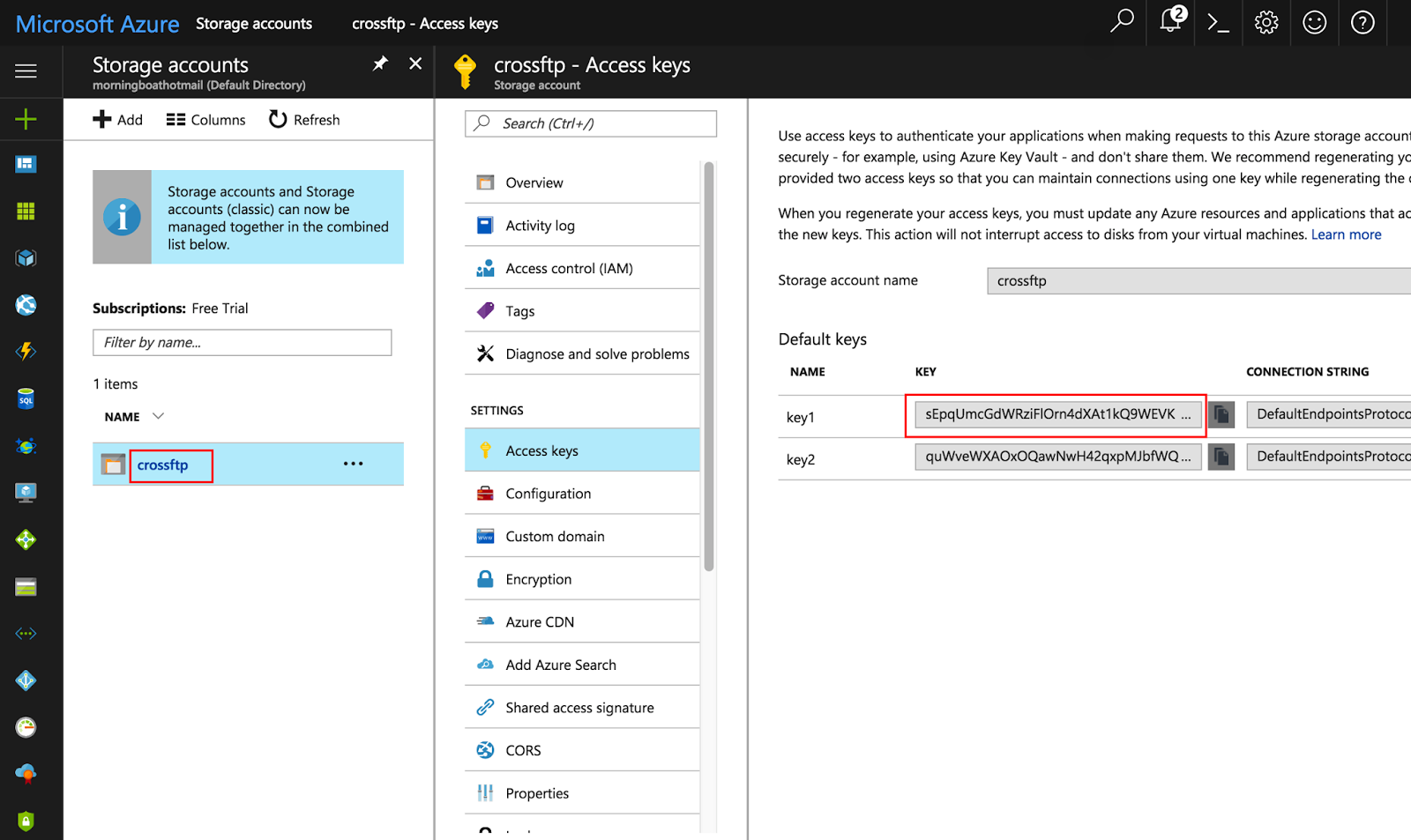 CrossFTP, FTP and Amazon S3 Client Microsoft Azure Blob Storage