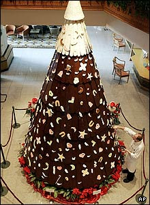 Christmas Chocolate Tree Recipe | Quick Healthy Chocolate Tree Recipe | Chocolate Christmas Tree Recipe